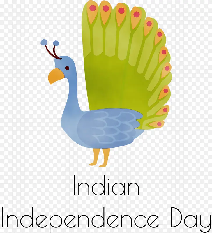 印度独立日 水彩 颜料