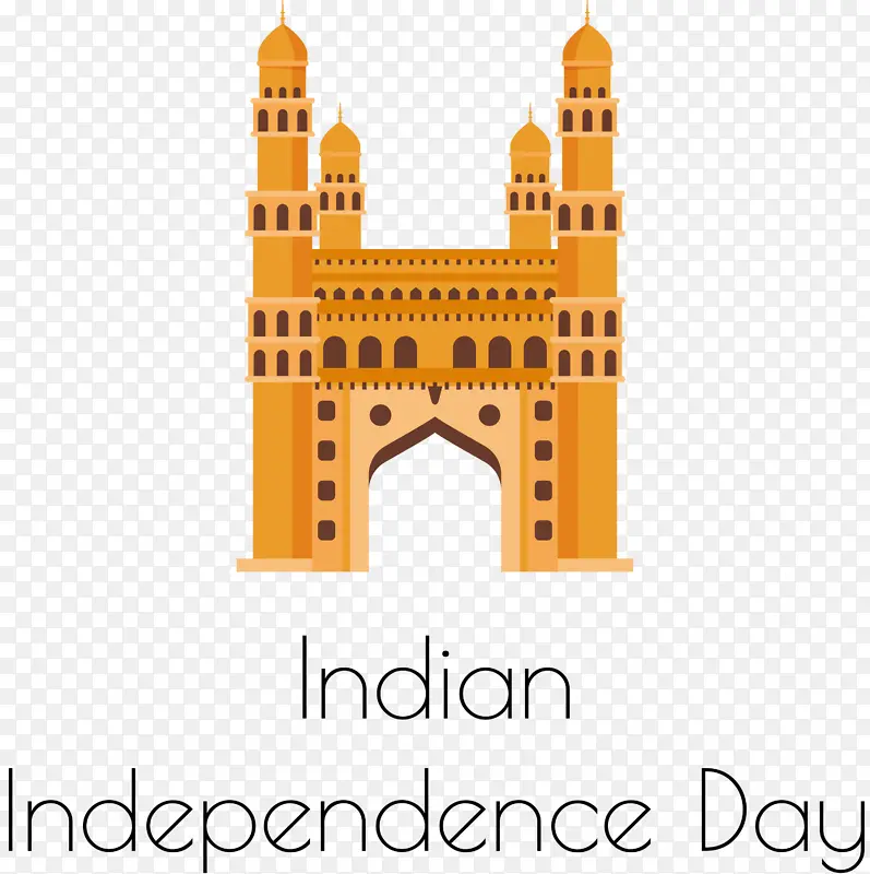 印度独立日 绘画 城市