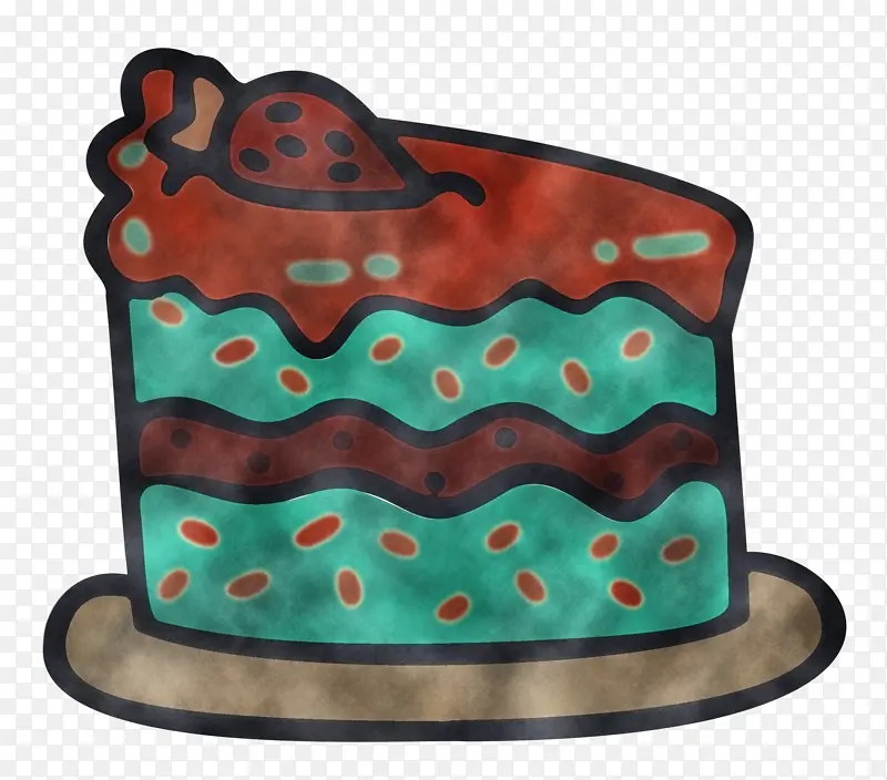 甜点蛋糕绿松石蛋糕蛋糕