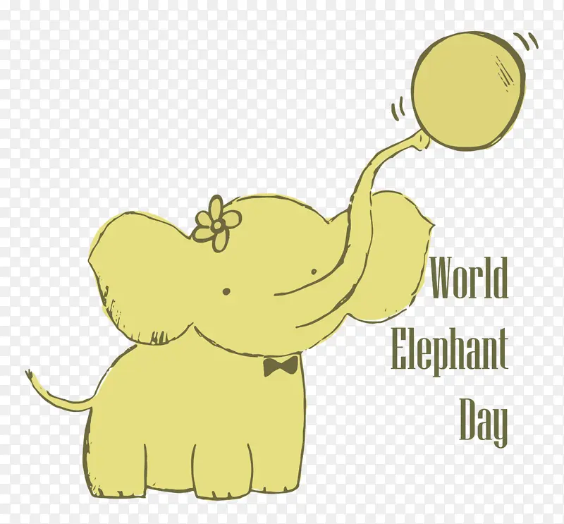 世界大象日 大象 非洲丛林大象
