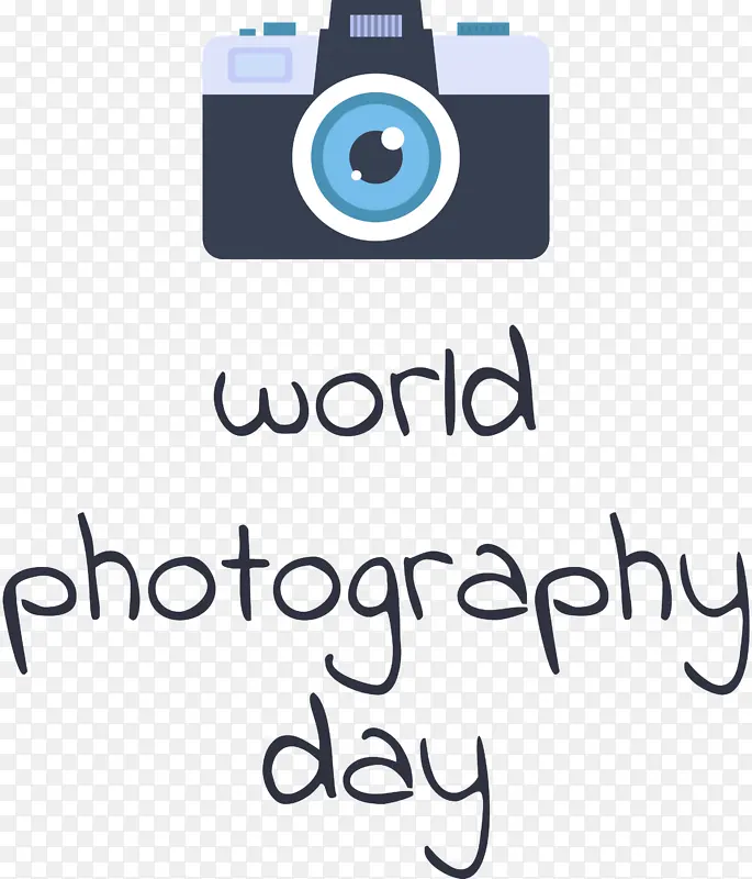 世界摄影日 标志 多媒体