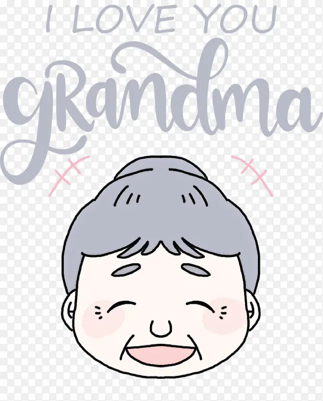 祖母节 祖母 脸