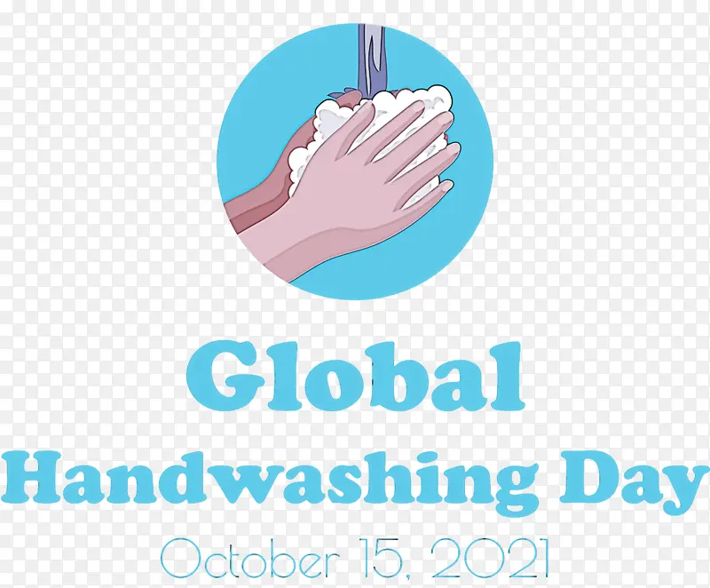 全球洗手日 洗手 徽标