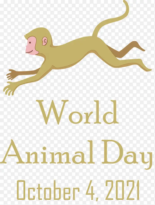 世界动物日 动物日 水彩