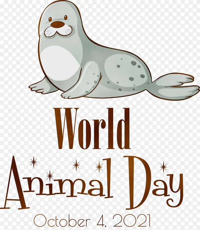 世界动物日 动物日 水彩画