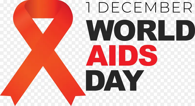 世界艾滋病日 标识 线条