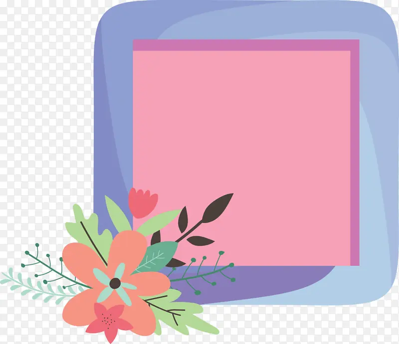 花相框 相框 花卉设计