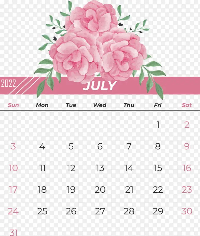 花卉设计 花卉 日历
