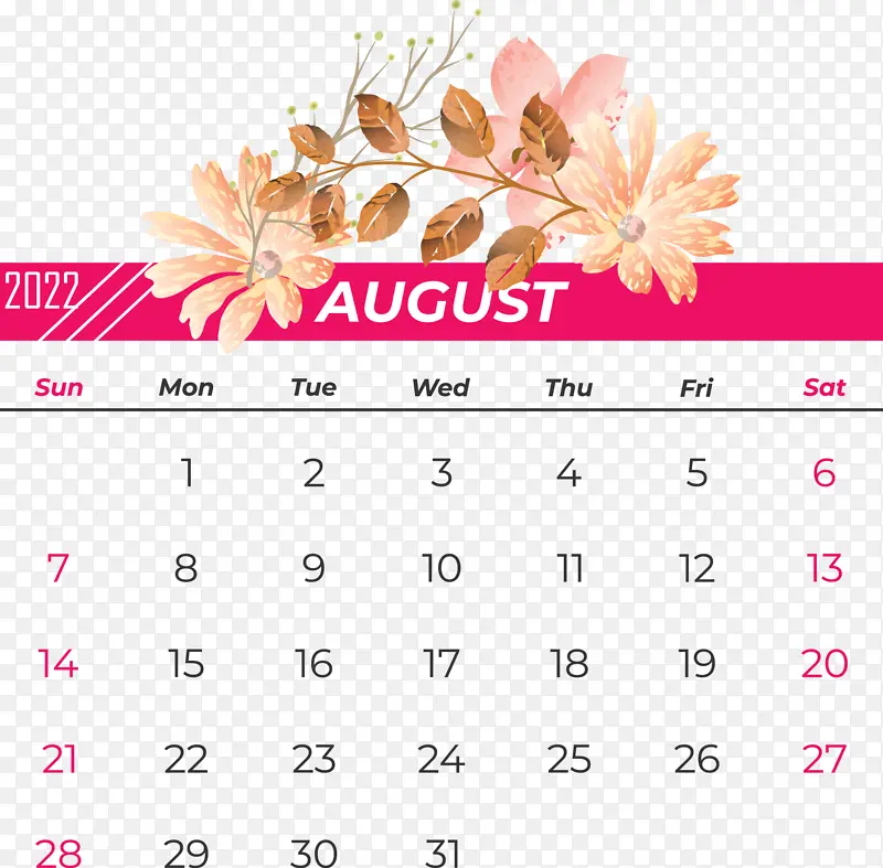 日历 花卉 花卉设计