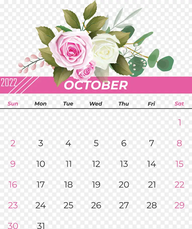 花卉设计 日历 花瓣