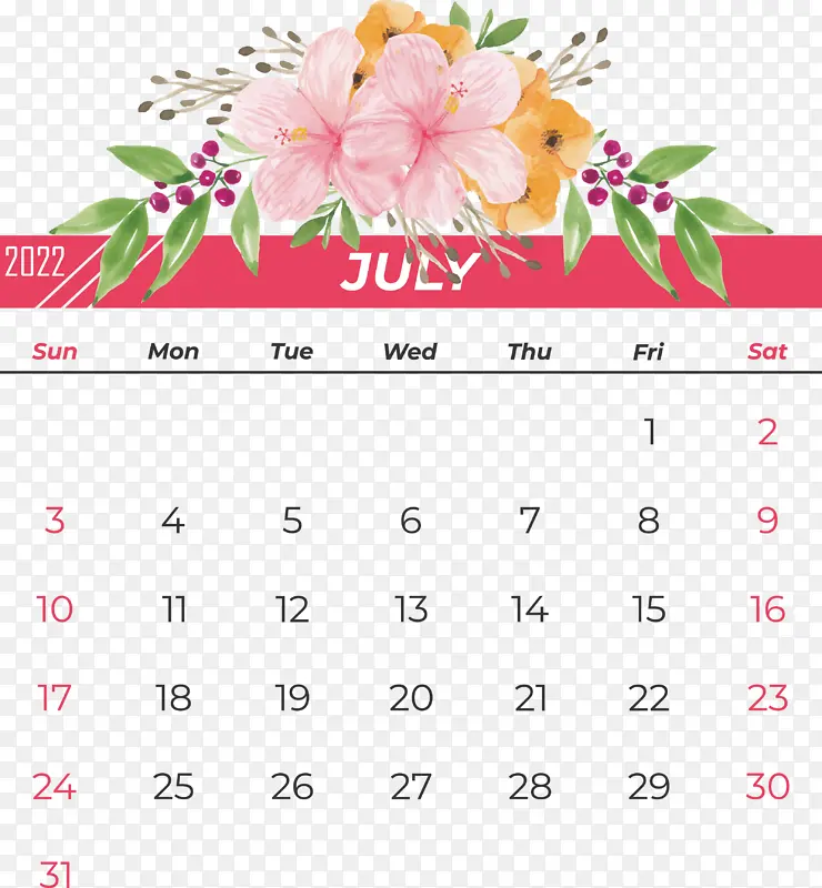花卉 日历 花卉设计