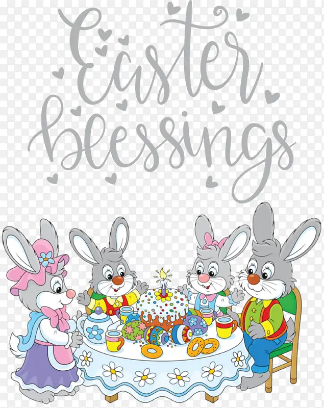 复活节兔子 复活节彩蛋 节日
