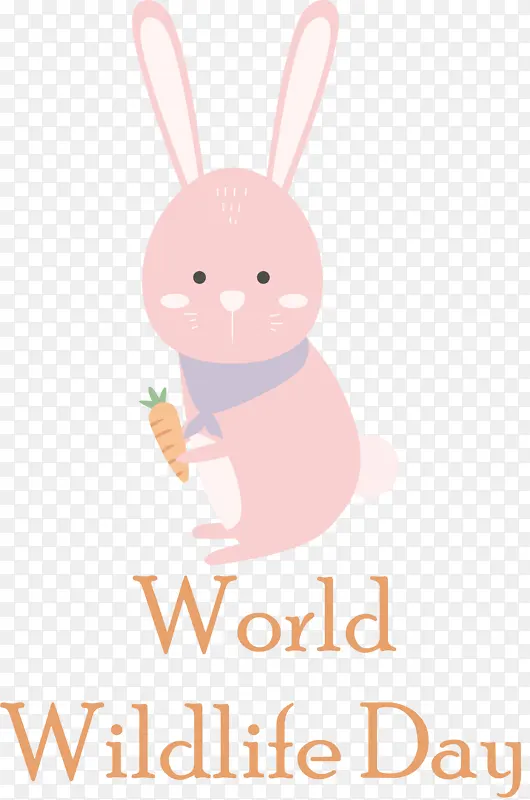 复活节兔子兔子卡通生物科学