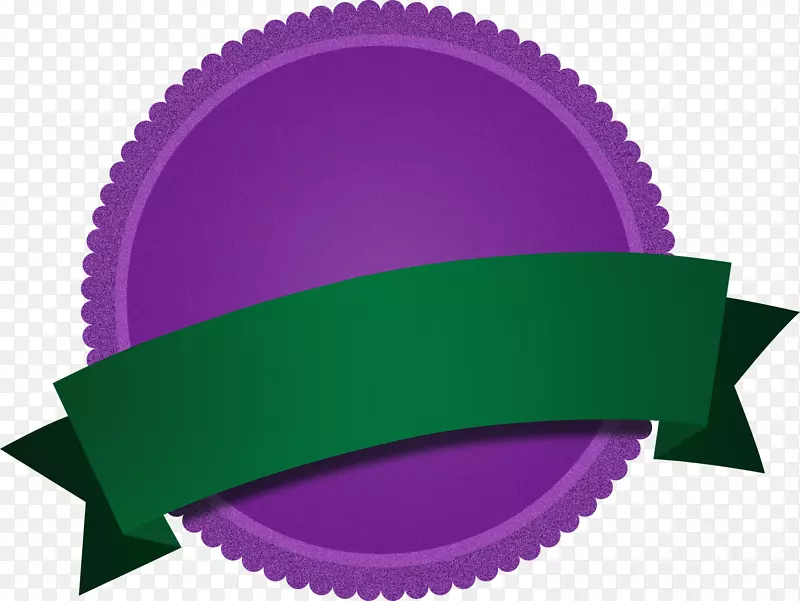 紫色加绿色 彩带 标签 圆形 渐变 价格