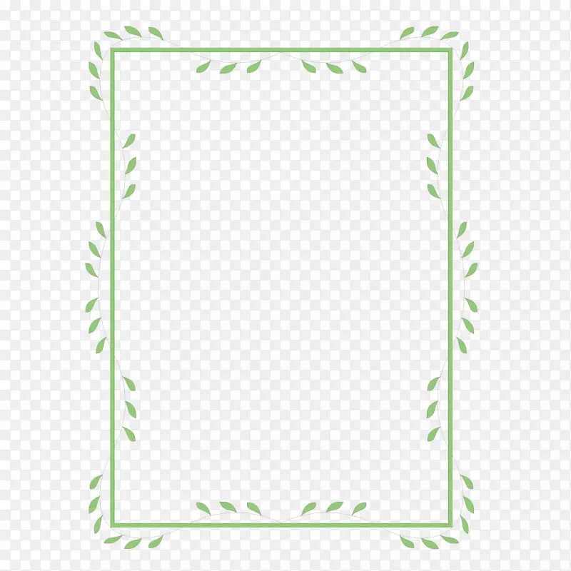 矢量布告栏绿色边框