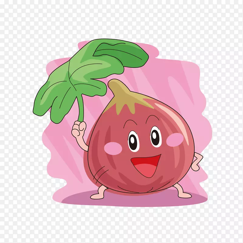 矢量卡通手绘舞蹈洋葱无抠图PNG