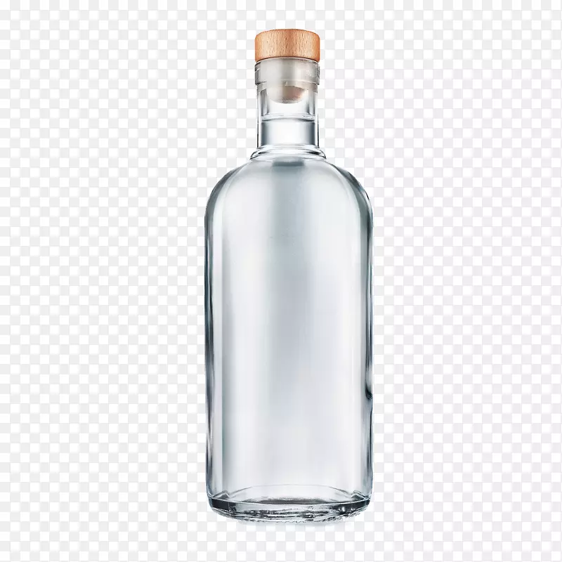 白色透明漂流瓶