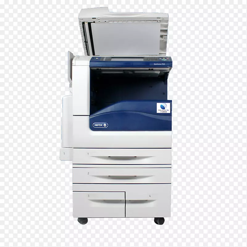 实物白色复印机打印机一体机