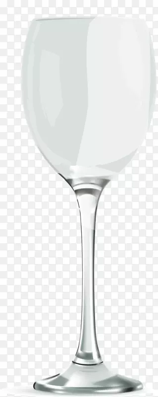 矢量玻璃葡萄酒杯1