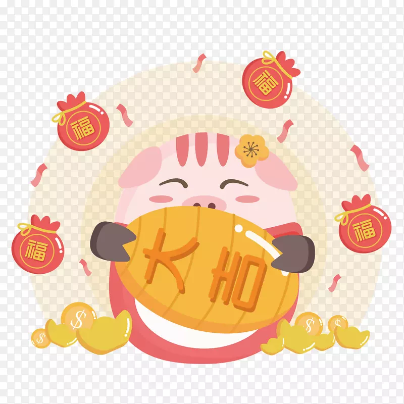 猪年大吉设计素材