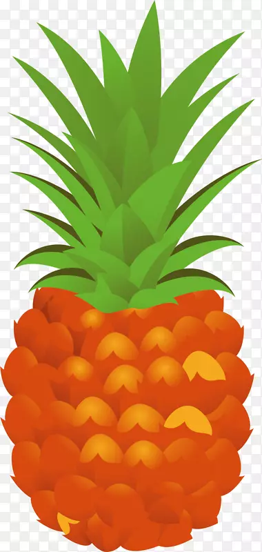 水果矢量卡通菠萝