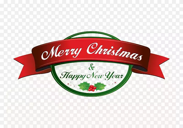 圣诞节快乐logo设计