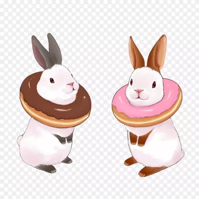 甜甜圈兔子