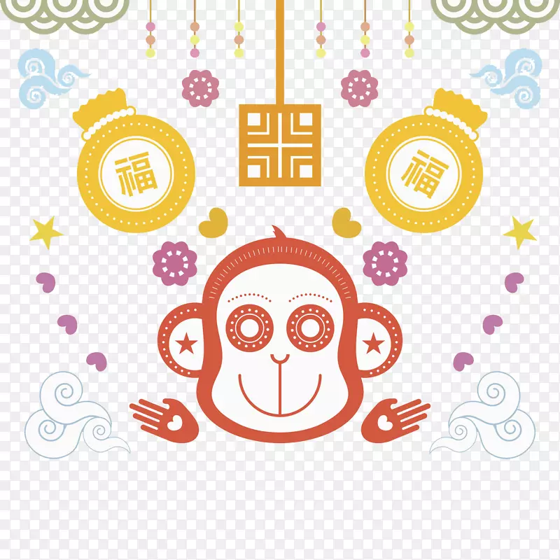 春节猴子