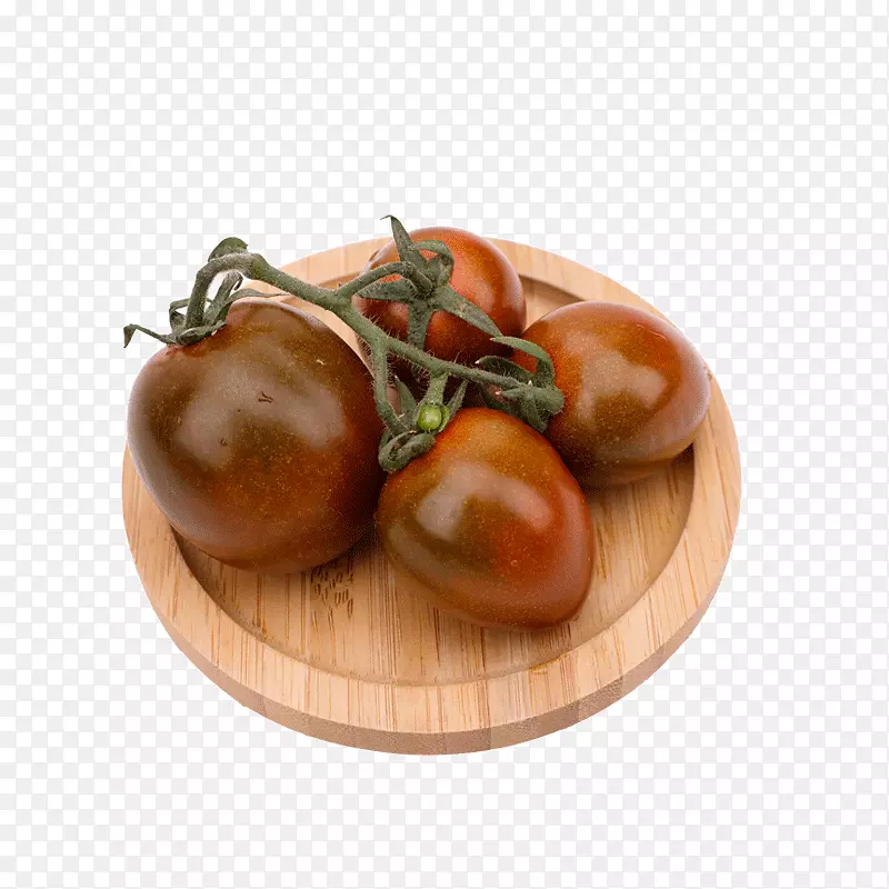 木盘里的水果小番茄