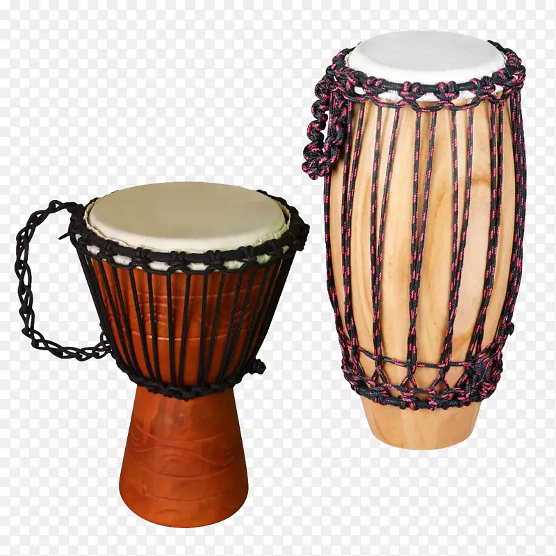 手绘非洲乐器手鼓