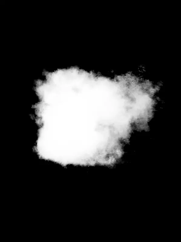 漂浮飘散的白色云朵烟雾热气-免扣素材