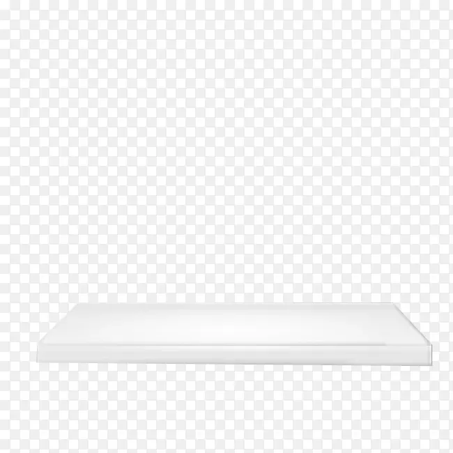白色简洁长方形展台PNG