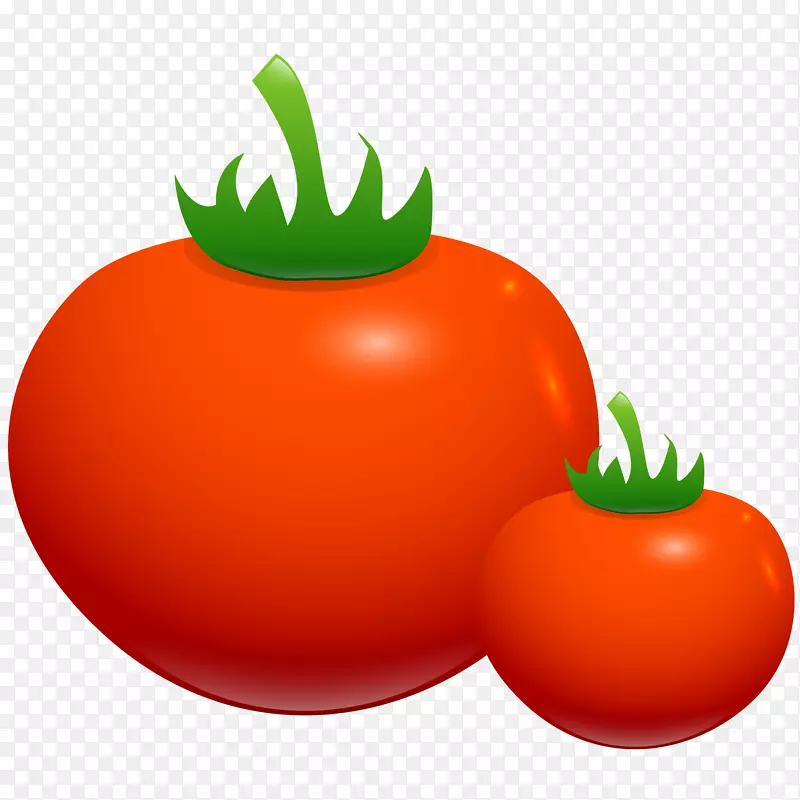 卡通手绘蔬菜装饰海报设计西红柿
