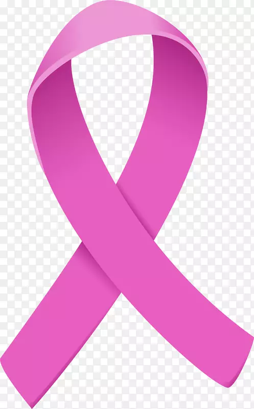 抗癌日粉色立体丝带