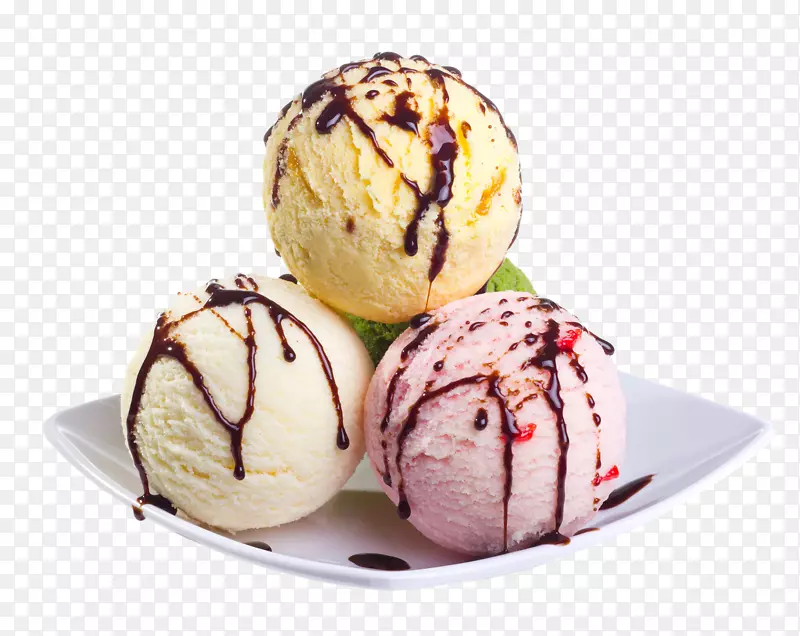彩球冰淇淋巧克力浆