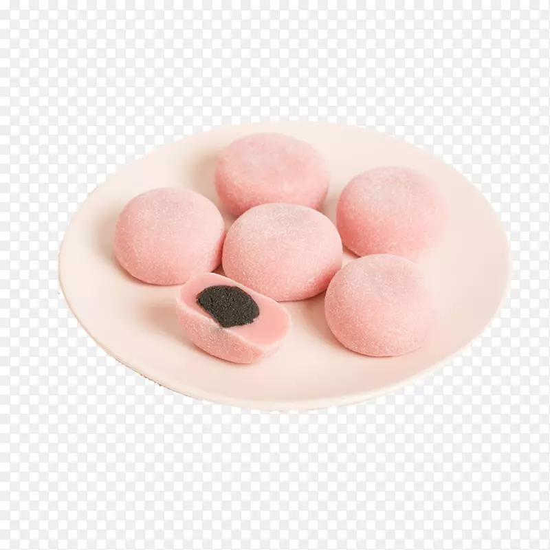 粉色的汤圆设计素材