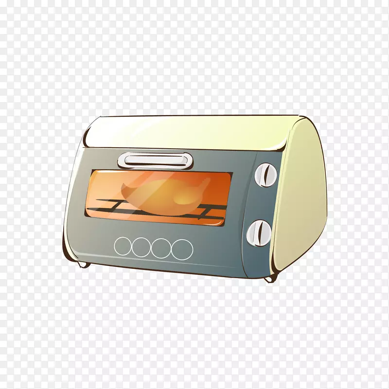 卡通烤箱家电设计