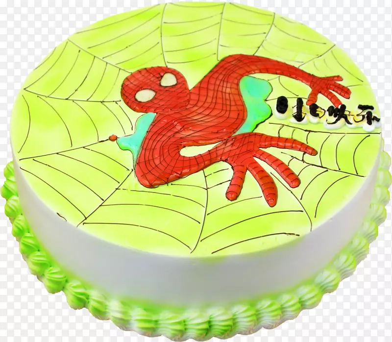 蜘蛛侠蛋糕（造型蛋糕）