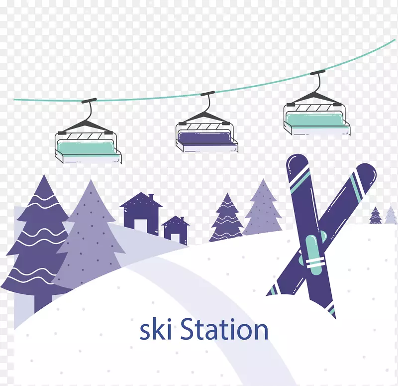 紫色房子滑雪度假中心