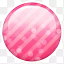 粉红色的按钮pink-gold-icons