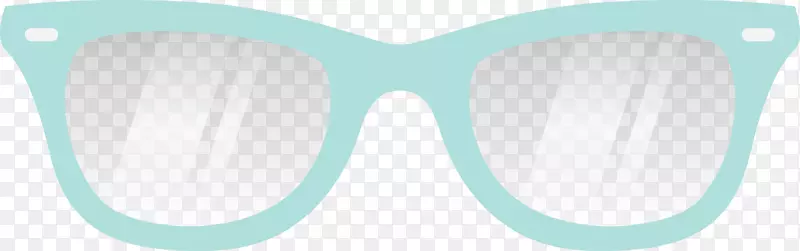 创意矢量卡通眼镜图