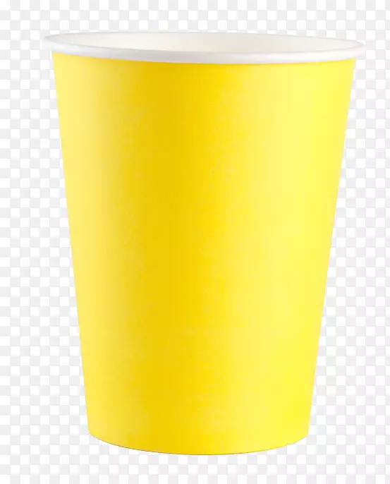 产品实物黄色一次性水杯