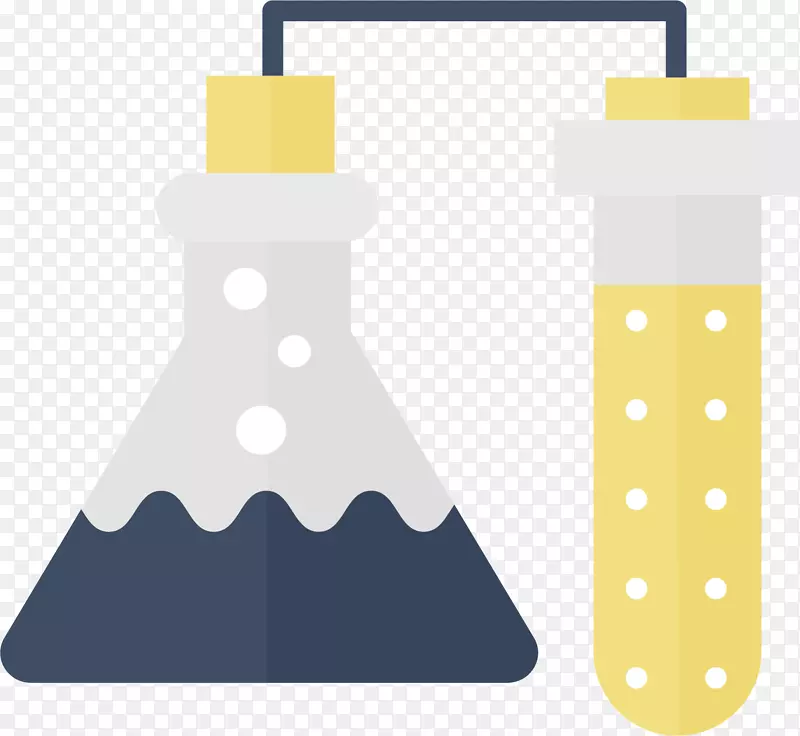 矢量图卡通化学实验图片