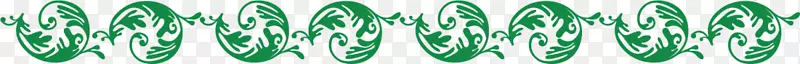 绿色清新春季藤蔓框架