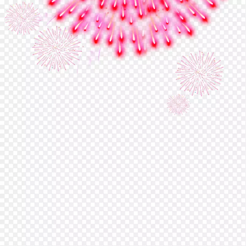 粉红烟花