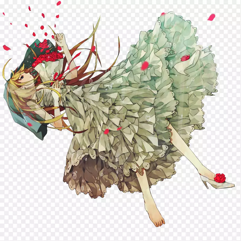 摔落的女孩