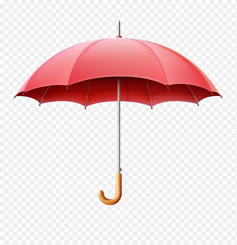 一把红色的雨伞