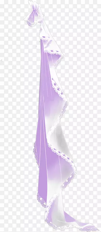 紫色清新窗帘装饰图案