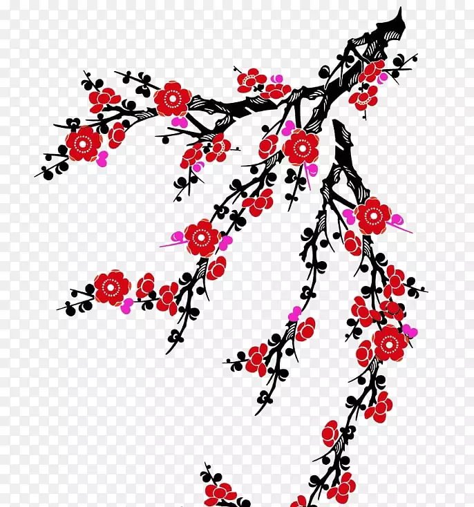 梅花清新的梅花PNG图片素材下载_图片编号7311898-PNG素材网