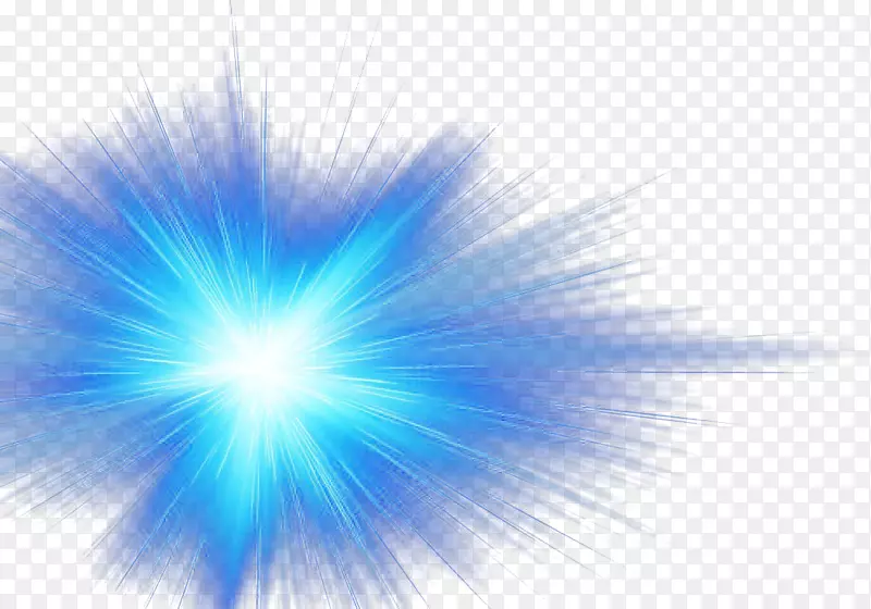 蓝色扩散速度光线